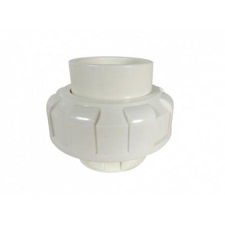 Screw connection complete 40mm white
