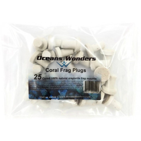 Coral Frag Plugs 19mm (x25)