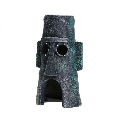 Decoración: cabeza tribal negra