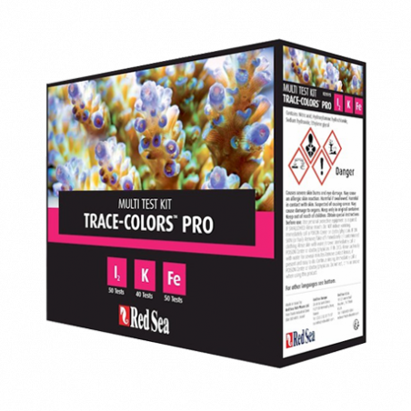 Red Sea MultiTest Trace Colors Pro Kit (I2,K,Fe) Water tests