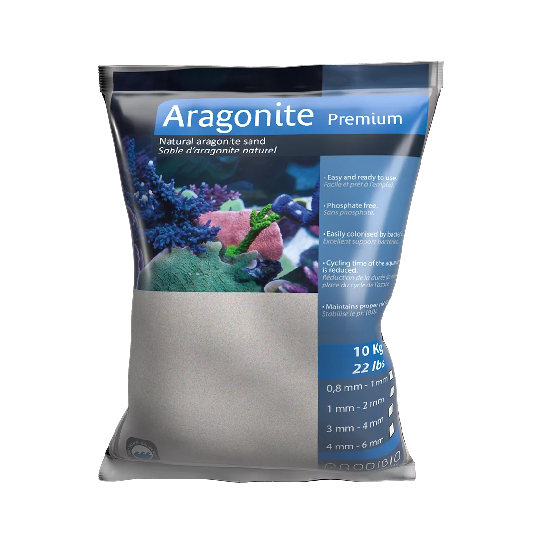 Aragonite Premium 1 - 2mm 10 kgs