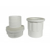 PVC Bulk head // tank fitting Ø 25mm white