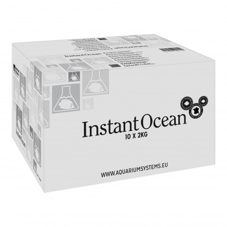 Aquarium systems Carton sel Instant Ocean 20kg (doses 2kg) Sel