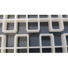 Modular white optical grid 60x30cm Frag plug