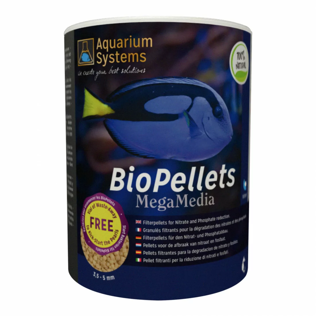 BioPellets Mega Media + bactéries - 1000ml