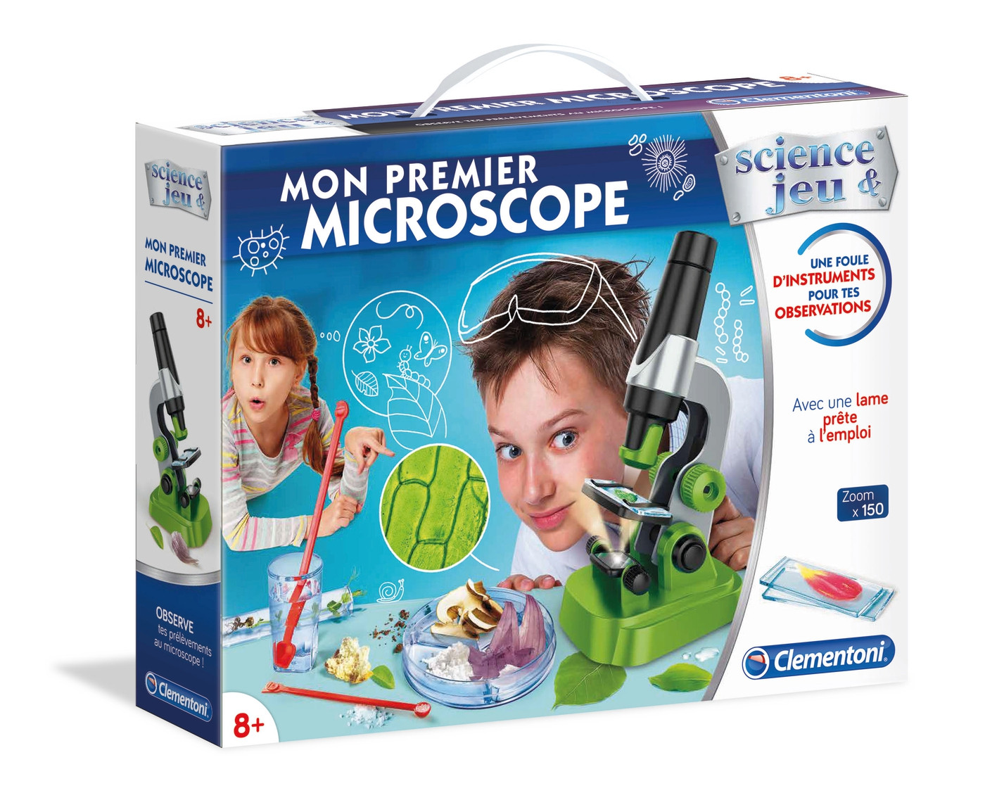 Clementoni Science & Play Junior Discoveries Under The Microscope Set 383 