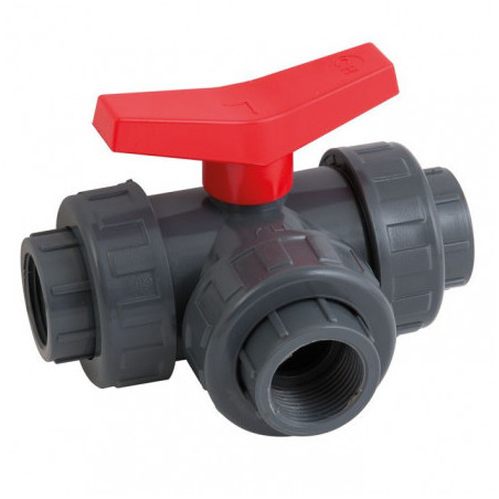 Aqua Medic Vanne trois voies 40mm PVC Raccords PVC / fitting