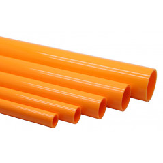 PVC pipe orange