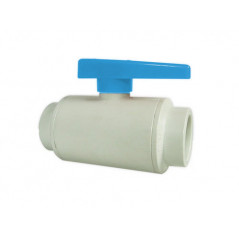 Vanne à bille blanche/bleue 25mm PVC Raccords PVC / fitting