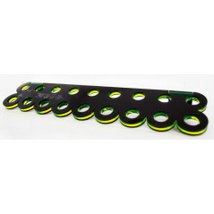 Black/neon green frags holder