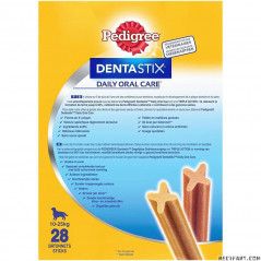 28 Bâtonnets à mâcher DentaStix Daily Oral Care - chien moyen
