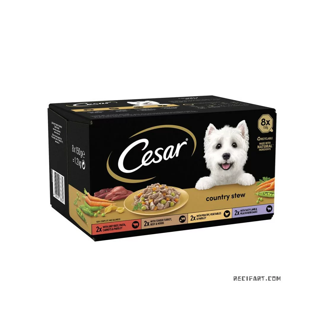 CESAR - Country recipes in sauce 8x150g