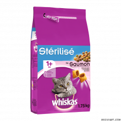 Whiskas Salmon kibbles for sterilized adult cats 1.75kg Cat food