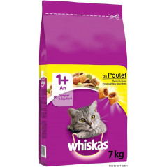 Whiskas Chicken Kibbles For Adult Cat 7kg Cat food