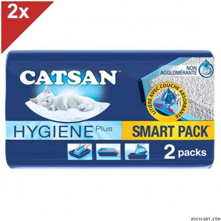 CATSAN CATSAN Smart Pack 2x 4L Litière chat