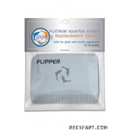 Flipper 10 cartes de rechange pour Platinum Scraper Nettoyage aquarium
