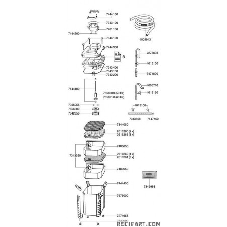 EHEIM Panier de filtration 20262128, 22262328, 22272329