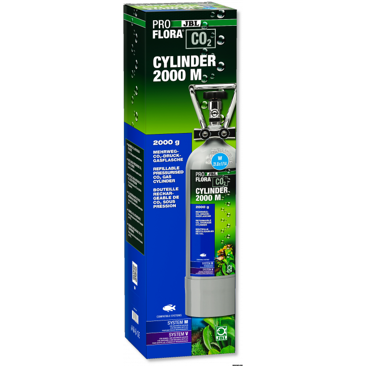 JBL PROFLORA CO2 CYLINDER 2000 M JBL PROFLORA CO2 CYLINDER 2000 M