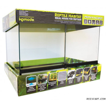 Komodo Advanced Habitat 60x45x45cm Terrarium