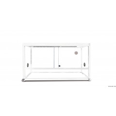 Terrarium aluminium Elegance 140x50x60  White