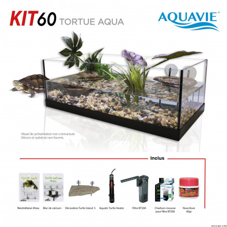 KIT TORTUE AQUA 60 équipé AQUAVIE