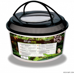 Caja para Reptiles Redonda 30x19 cm (Diámetro x Alto)