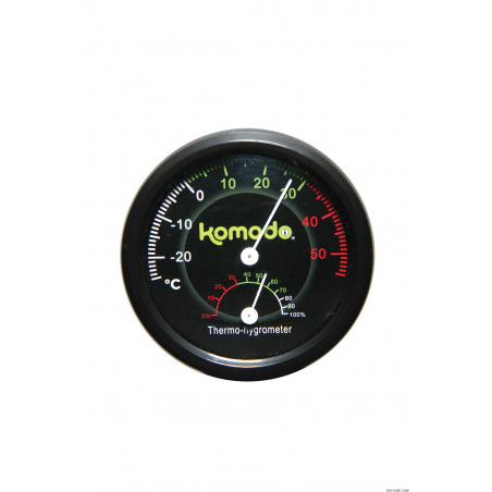 Komodo Combine Thermometre et Hygrometre Analog DOUBLE