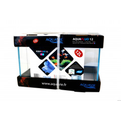 AQUAFLUO 12 - 30x20x20cm - Extra White Glass 5mm