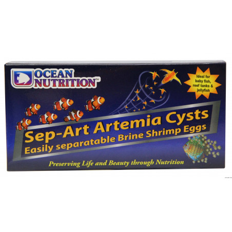 Ocean Nutrition SEP-ART ARTEMIA RECHARGE CYST 25G Nourriture pour méduses