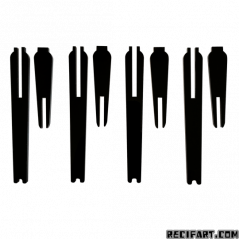 Coral Frag Board Feet "L" 15cm