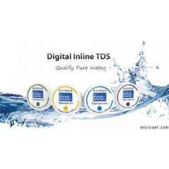 AutoAqua Digital Inline TDS - Titanium S1 RO