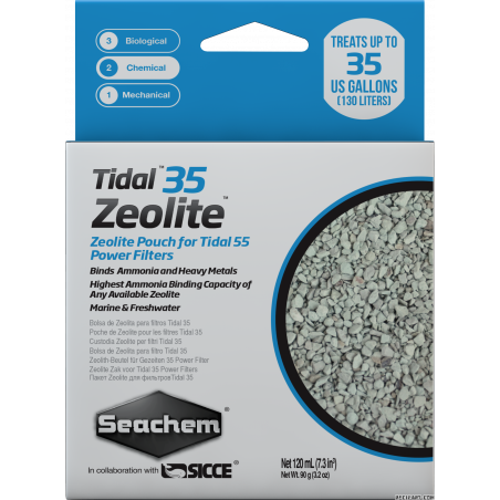 Seachem Tidal 35 Zeolite 120ml Medias