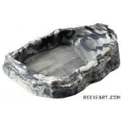 HOBBY Ecuelle L, marbré 550 ml, 24x5x17 cm