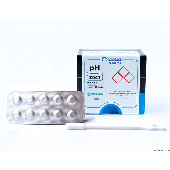 Set de réactifs pour déterminer la valeur du pH dans l’eau de piscine