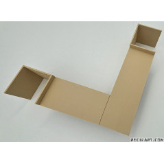 Corner underground for terrarium/aquarium (small) Decoration