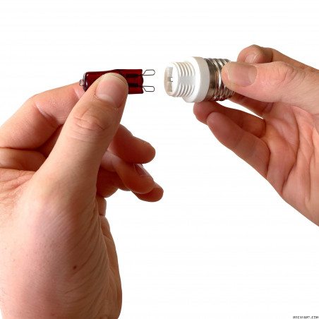 2x ampoules pour Eco Halogen spot infrarouge 100w