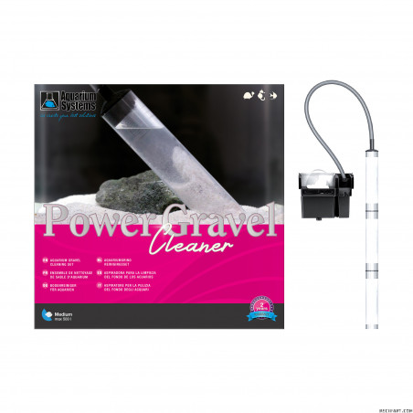 Aquarium systems Aspirateur Power Gravel Cleaner Medium Nettoyage aquarium