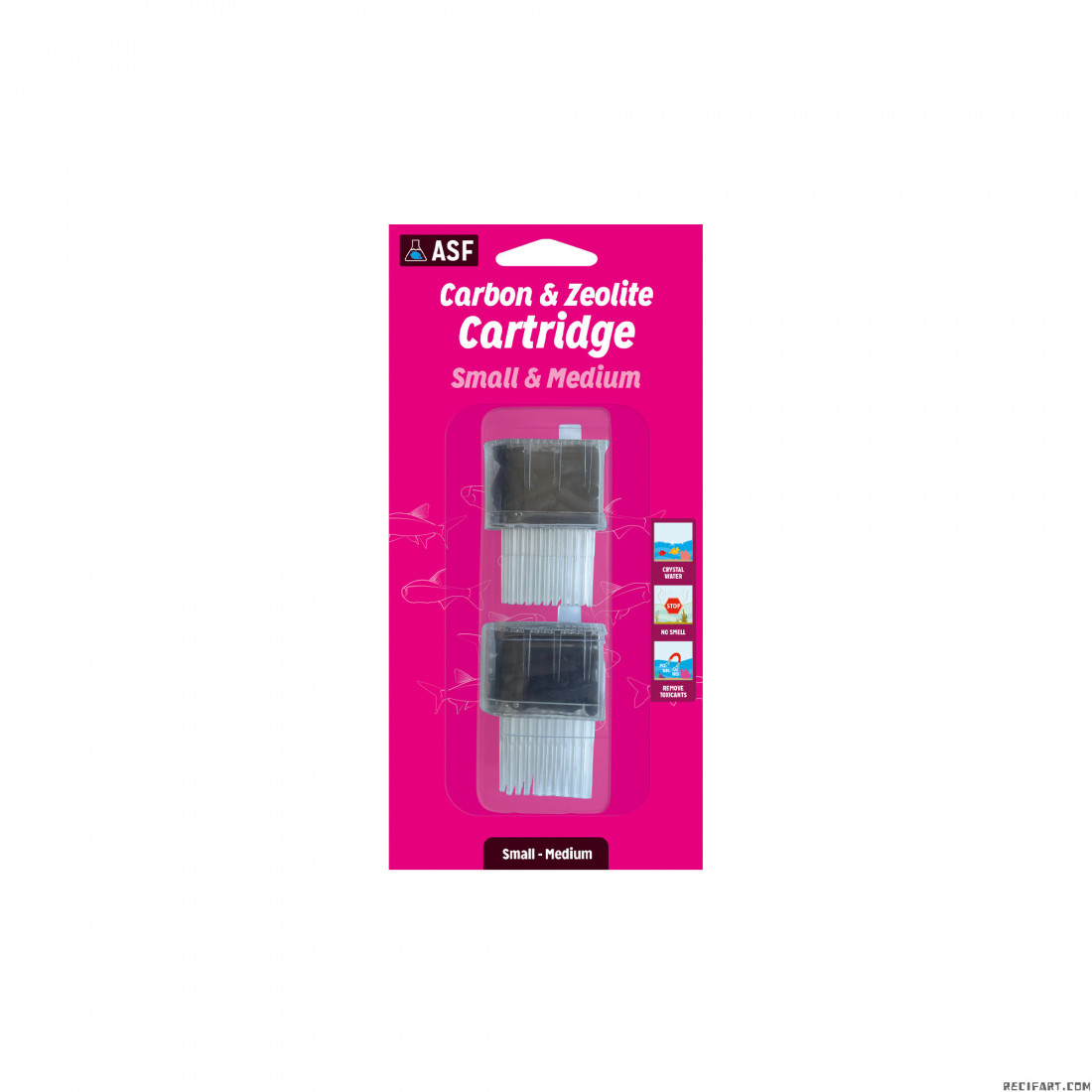 Carbon & zeolite cartridge for NewJet Filter Small & Medium