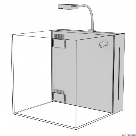Nano récifal complet Yasha 90 (Qube 40)
