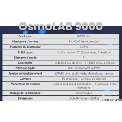 Aquavie OsmoLAB 9000 Professionnal & industrial RO