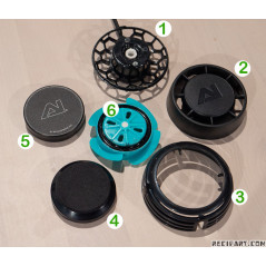 Aquaillumination Tête de pompe Nero 3 Pièces détachées