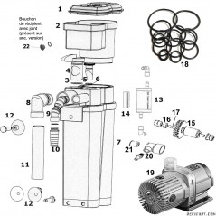 Aqua Medic Anneau céramique DC Runner 1.1/1.2 EVO 1000 Aqua Medic