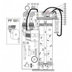 Deltec Rotor pompe PF501/PF509 (PF509)(PF501)(NFP 512) Deltec