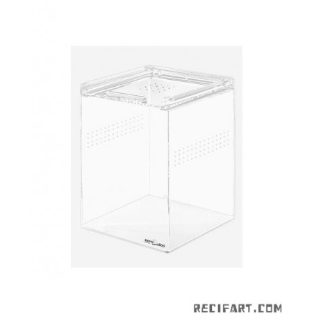 Reptizoo TRANSPARENT ACRYLIC TERRARIUM 15x15x25cm Terrarium