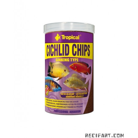 Tropical CICHLID CHIPS 1000ml Food