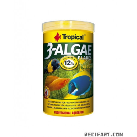 Tropical 3-ALGAE FLAKES 1000ml Nourriture