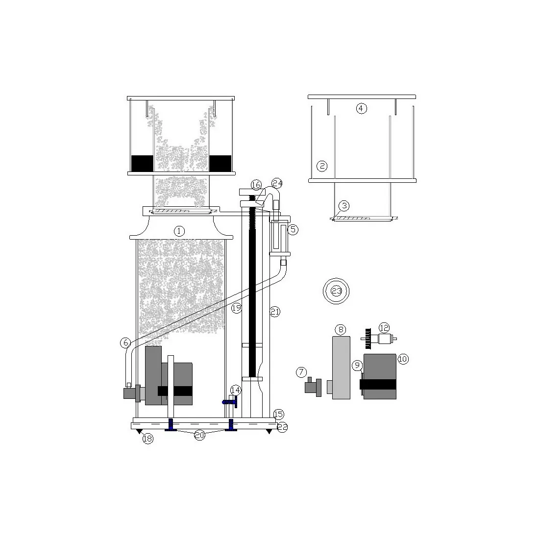 Deltec Trop-plein de sécurité du tube d'aspiration (400i)(600i)(600ix)(...) Deltec Deltec Trop-plein de sécurité du tube d'aspiration (400i)(600i)(600ix)(...) Deltec