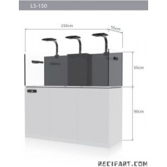 Maxspect Aquarium Smart Lagoon LS-150 Ebony Black