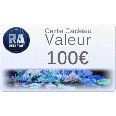 Recif'Art Carte cadeau Recif'Art 100 euros Cartes cadeau Recif'Art