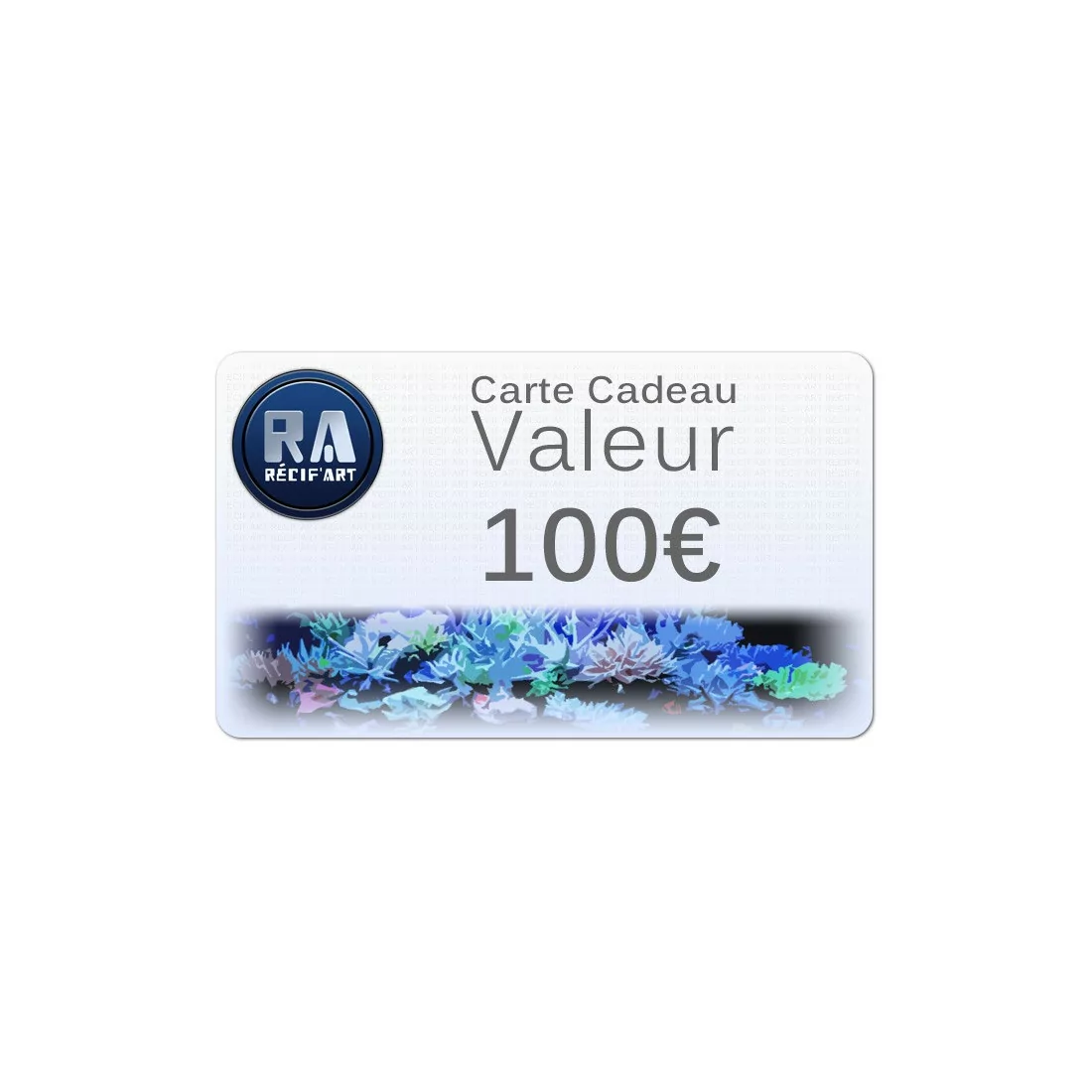 Gift card Recif'Art 100 euros